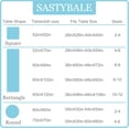 thumbnail image 5 of Easter Tablecloth 60x84 Inch Rectangle - Easter Decorations for The Home - Blue Plaid Water Resistant Spring Table Cloth Rectangle for Party,Table, Outdoor, 5 of 6