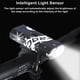 thumbnail image 3 of Naiovety Luz delantera de bicicleta USB para bicicleta 85 grados seguridad ajustable inteligente faro de alta visibilidad 600lm lámpara intermitente para Ciclismo Blanco negro Naiovety OD024420-02, 3 of 6