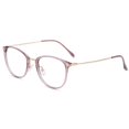 thumbnail image 1 of Firmoo Gafas De Lectura Con Bloqueo De Luz Azul, Antifatiga Ocular, Reducen La Fatiga, Lectores Redondos Vintage, Marco De Gafas Transparente Morado Para Mujeres/Hombres (1,50 Morado-Transparente), 1 of 1