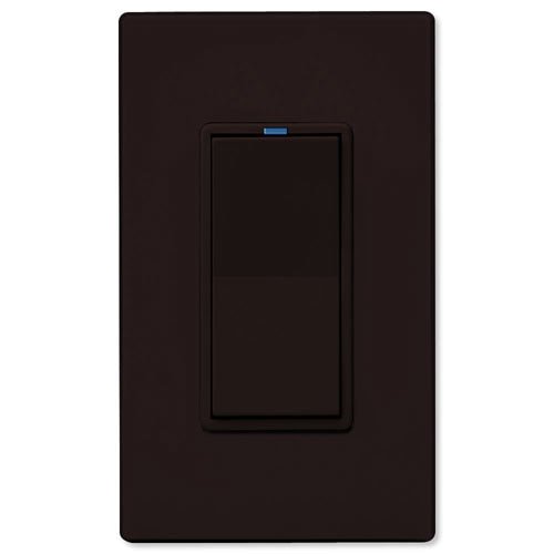 PCS PulseWorx UPB LED/CFL Dimmer Wall Switch, 600W, Brown (WS1DL-6-BR)