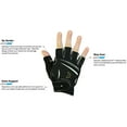 thumbnail image 2 of Bionic Glove BMFX-M-P-BK-2X Mens Beast Mode Fitness Fingerless - Black, 2X Large, 2 of 4