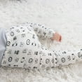 thumbnail image 3 of The Peanutshell Baby Boy or Baby Girl Pants Set, 5 Pack, Grey Safari Animals, 3 of 7