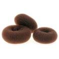 thumbnail image 1 of piezas para hacer moños con forma de dona, para peinar el cabello, para mujeres, talla S/M (café), 1 of 3