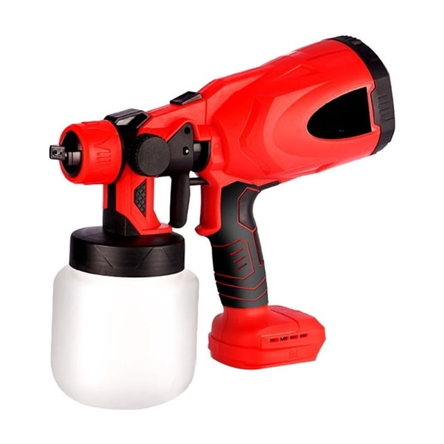 800ML Cordless Electric Spray Gun Portable Household Disinfection Easy Adjustbale Knob Paint Sprayer For 18V Battery ,Precision Control