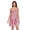 Pink Roses, variant on Summer Dresses for Women Strapless Casual Beach Cover Ups Indigo Ornate Floral Tube Top Sundress