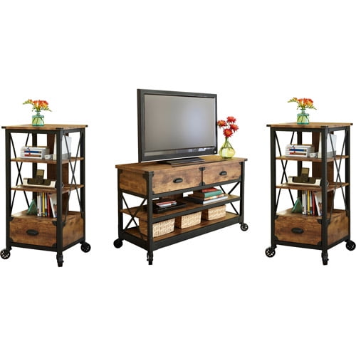 Better Homes And Gardens Rustic Country 3 Piece Entertainment Center For TVs Up To 52 Better Homes And Gardens Rustic Country 3 Piece Entertainment Center For TVs Up To 52