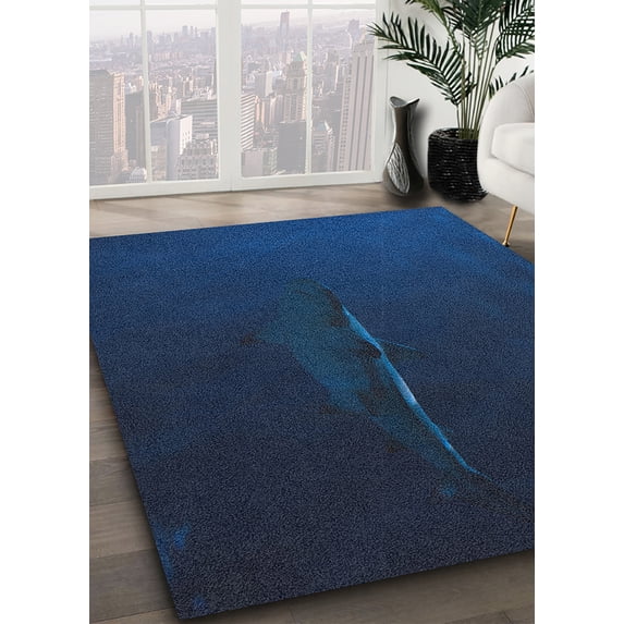 Ahgly Company Indoor Rectangle Animals Shark Area Rugs, 8' x 12'
