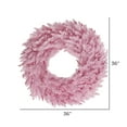 thumbnail image 2 of Vickerman 36" Pink Fir Artificial Christmas Wreath, Unlit, 2 of 2