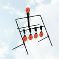 thumbnail image 1 of COOPHYA 5Pcs Air Targets Shooting Target Set for Practice Black Color Circular Shape, 1 of 8