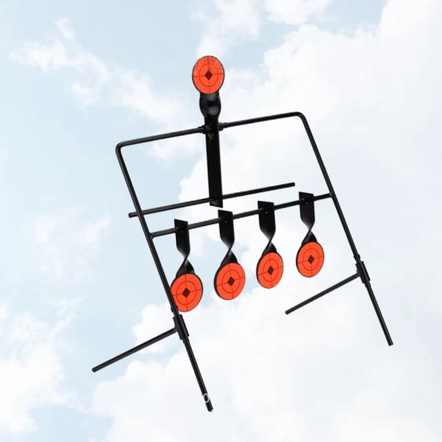 COOPHYA 5Pcs Air Targets Shooting Target Set for Practice Black Color Circular Shape