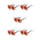 thumbnail image 3 of Minnieouse Gafas de protección solar PC Shell Elements Ropa a juego Fiesta al aire libre Gafas Cumpleaños Niños Gafas de sol Rojo Type2 NO2 Minnieouse CBP267599, 3 of 6