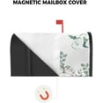 thumbnail image 3 of Fall Pumpkin Mailbox Cover Thanksgiving Magnetic Mailbox Wraps,Watercolor Eucalyptus Leaves Mailbox Covers Standard Size 18x21 Inch Mail Wrap Farm Letter Box Fall Decoration for Outdoor Gardern Yard, 3 of 6