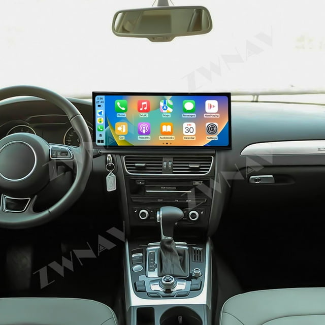 ZWNAV 15.8 inch 8 Core Android AUTO Multimedia for Audi A4 A5 2009-2016 GPS Navigation Car Radio Stereo Receiver Carplay IPS Head Unit(High configuration)