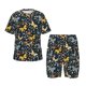 thumbnail image 1 of Balery Flowers Butterfly Conjunto de Pijama Infantil de Manga Corta con Estampado – Ropa de Dormir de Algodón Suave-Large, 1 of 6