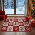 thumbnail image 3 of KUETH 2X3 Area Rugs Christmas Rug, Machine Washable Rug, Area Rugs for Livingroom, Printed Christmas Decor,Ultra-thin Non Slip Rug, Low Pile for Bedroom, Kitchen, Dinning room, 3 of 6