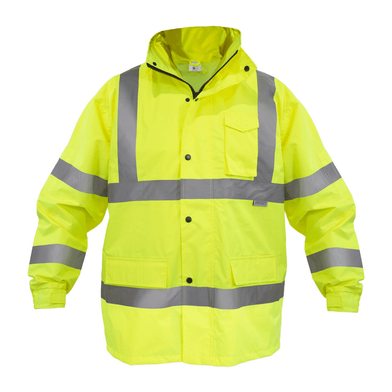 Hi Vis Two Tone Safety Rain Pants with Reflective Stripes S / Yellow by JORESTECH