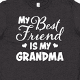 thumbnail image 4 of Inktastic My Best Friend is My Grandma with Hearts Youth T-Shirt, 4 of 5