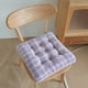 thumbnail image 5 of Cojín cuadrado de felpa con respaldo | Almohadilla para silla de oficina, comedor o escritorio | Agarre de silicona antideslizante, 5 of 6