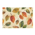 thumbnail image 7 of Yayeee Bath Rug for Bathroom Floor Non Slip Rectangle Fluffy Soft Absorbent Mat, 16"x24", Beige Leaves, 7 of 7
