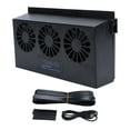 thumbnail image 2 of Extractor de Aire de Coche Con 3 Ventiladores, Ventilador de Radiador de Coche, Ventilador de Refrigeracia Purificador de Aire para Oficina en Casa, 2 of 7