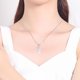 thumbnail image 5 of Ganfancp Ladies Diamond Collar Colgante Chica En Forma de Corazón de Sirena Ofertas de La Semana 1X Colgante, 5 of 7