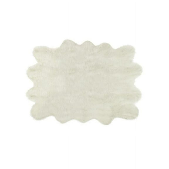 7 x 6 ft. New Zealand Octo Sheepskin Rug - Gold