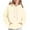 Beige, variant on Women's Long Sleeved Pullover Hooded Fashion Solid T-shirt Drawstring Blouse Round Neck Casual Tops Hooded Sweatshirts