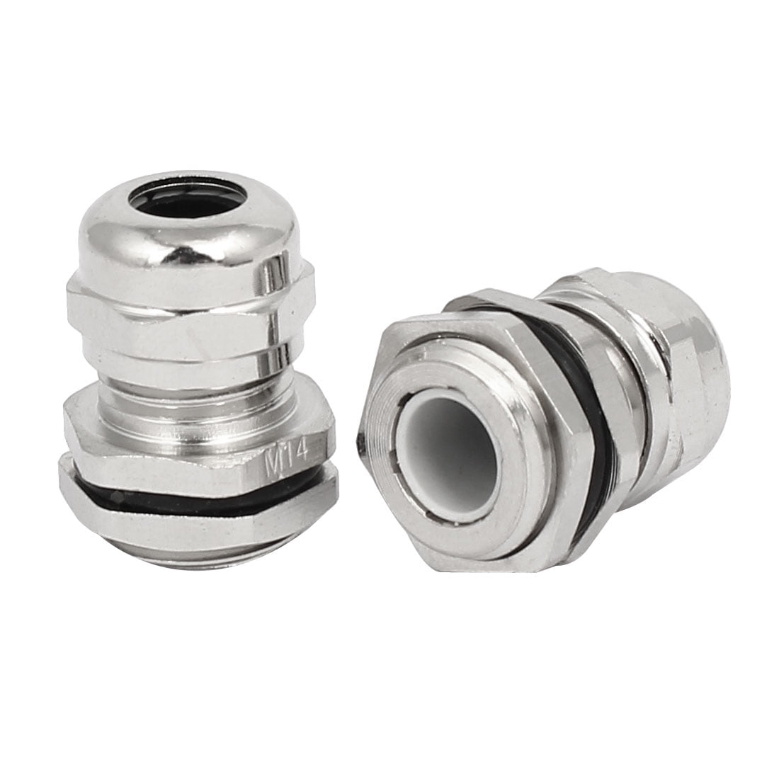 M14x1.5mm Hex Nut Relief Cord Grips Cable Glands Fixing Connectors