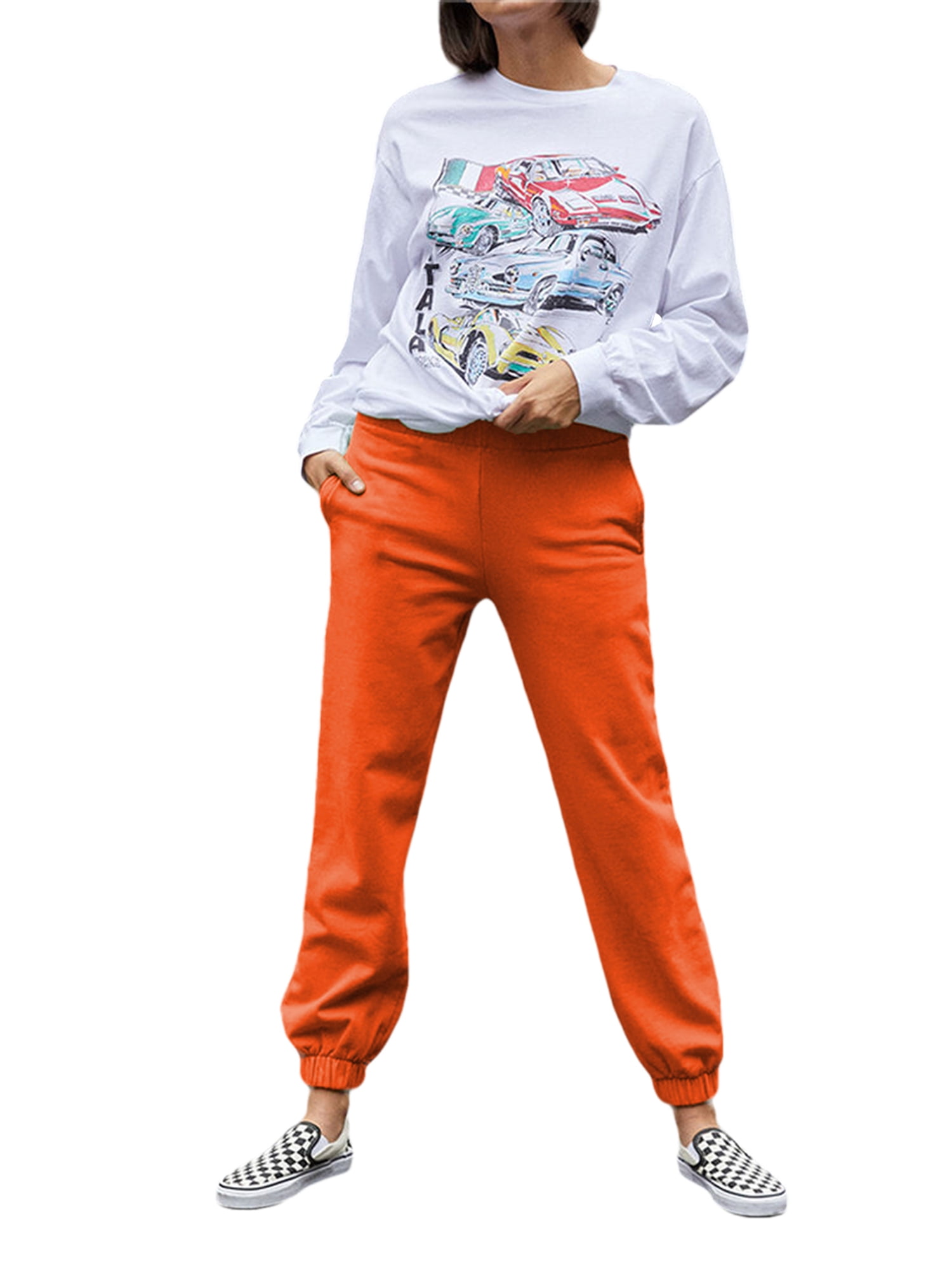 Spring hue Women Velvet Pants Long Side 