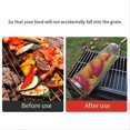 thumbnail image 4 of Rolling Grilling Baskets for Outdoor Barbecue cage with handle D, 4 of 5