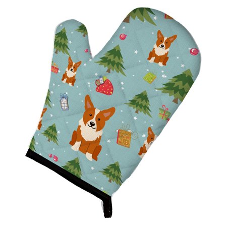 

Carolines Treasures BB4760OVMT Christmas Corgi Oven Mitt Large multicolor