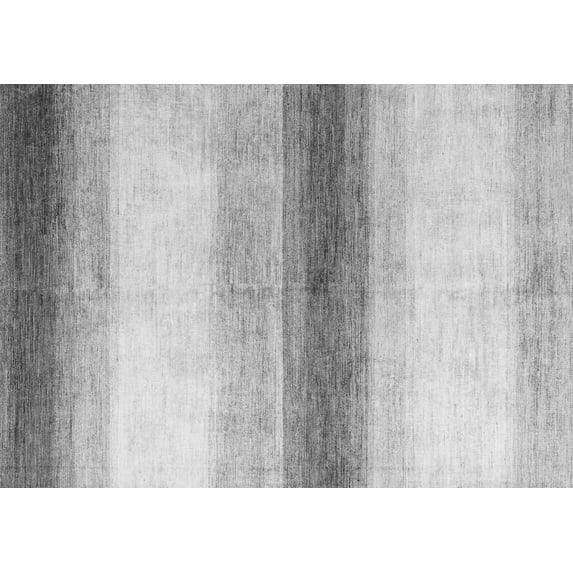 Ahgly Company Indoor Rectangle Solid Gray Modern Area Rugs, 7' x 10'