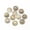 Gray Agate, variant on 50pcs Half Round Flatback Synthetic & Natural Gemstone Cabochons Pendants 12x5mm-Black Stone