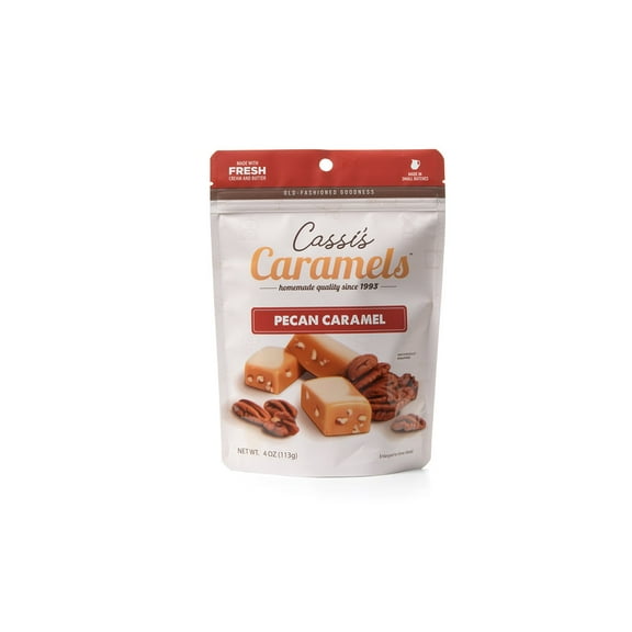 4oz Cassi's Pecan Caramel | Cassi's Caramels