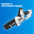 thumbnail image 3 of HART 20 Volt 6-inch Battery-Powered Pruning Chainsaw Kit, (1) 2.0Ah Lithium-Ion Battery, 3 of 13