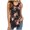 Black, variant on Aoochasliy Tank Tops for Women Women's Fashion Sling Vest Sleeveless Round-Neck Tops Printed Blouse Buttons Vest