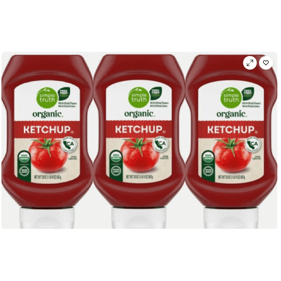 Organic Ketchup 3-Pack 20 oz