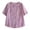 Light Violet, variant on WHEANG Women's Pure Color Flower Embroidered Cotton And Linen Round Neck Short Sleeved T Shirt Cute Tops Dressy Casual Blouses Elegant Summer Top Size L Yellow