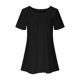 thumbnail image 5 of Puntoco blusa corta de cuello redondo con estampado de retazos de encaje a la moda para mujer Puntoco Puntoco-1830, 5 of 8
