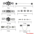 thumbnail image 6 of ANXPTME 8pcs Cardigan Brooches Sweater Shawl Clips Multi Type Charm Brooch Pins Clip, 6 of 6