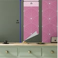 thumbnail image 5 of Ambesonne Art Deco Peel & Stick Wallpaper for Home, Pink Color Classic Scales, 13"x36", Pink and White, 5 of 5