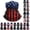 Blue, variant on Neck Gaiter for Men Women LSQii USA Flag Prints Summer UPF 50+ UV Protect Seamless Face Mask Cycling Running Scarf Headband 4th of July Patriotic (Blue)