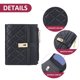 thumbnail image 3 of Cartera pequeña para mujer, billetera minimalista de cuero PU con dos pliegues y tarjetero, 3 of 5