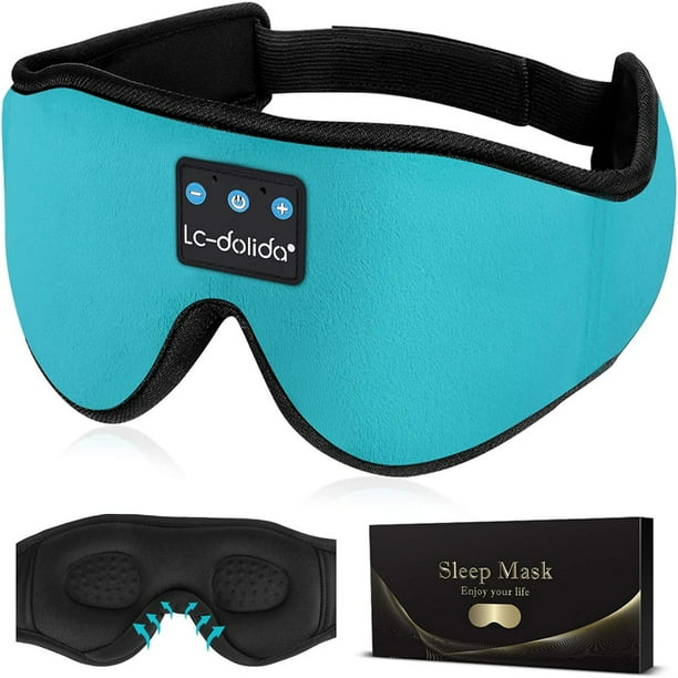 LCdolida Bluetooth Sleeping Headphones, Sleep Mask Bluetooth Sleep