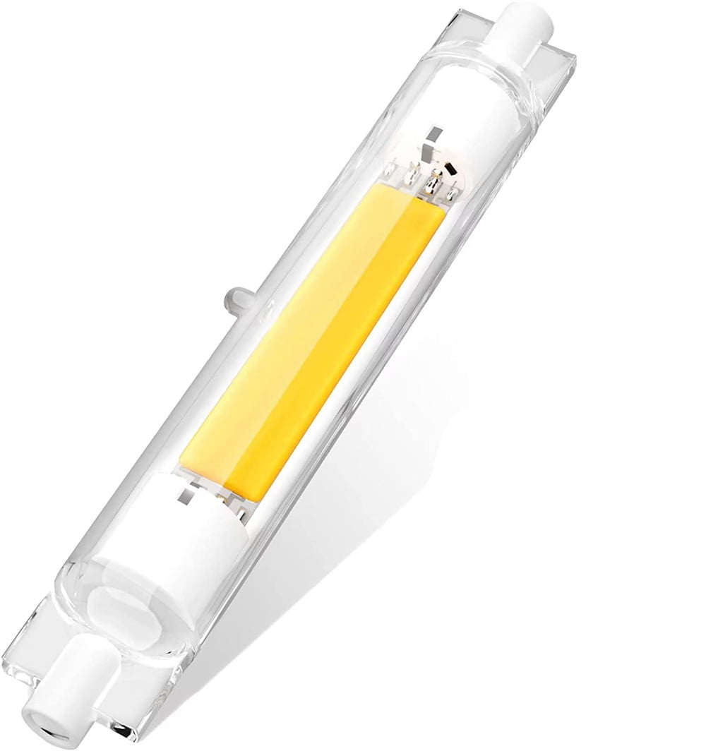 R7S 20W 118mm Dimmable Bulb, LED COB Light Bulb, R7S LED Bulb Warm White 3000K 220V Equivalent to 150W Halogen Bulb Floodlight(White light 118) - Walmart.com