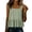 Light Green, variant on Helii Women's Square Neck Ruffle Hem Linen Tank Top – 20% Linen 80% Cotton Babydoll Crop Top, Loose Fit Breathable Summer Vest, Casual Sleeveless Top for Women Grey,L