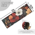 thumbnail image 5 of Yayeee Runner Rug for Bedroom 2'x6' Machine Washable Hallway Non Slip Mat, Red Flowers Pattern, 5 of 8