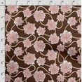 thumbnail image 3 of Soimoi Floral Print, Velvet Fabric, Decor Sewing Fabric by The Yard 54 Inch Wide,Decorative Fabric for Upholstery and Home Accents, Brown, 3 of 5