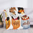 thumbnail image 3 of Naloa Autumn Gnomes-1 Flannel Fleece Throw Blanket for Bed Couch, Thick Blanket - All Seasons Suitable for Women, Men and Kids-80"x60", 3 of 6