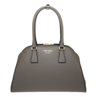 Prada Vitello Phenix Handbag, Shoulder Strap Purse, Caramel Brown